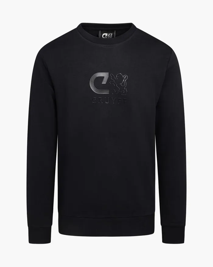 Cruyff Classic Crewneck Black Men Sweats and Hoodies
