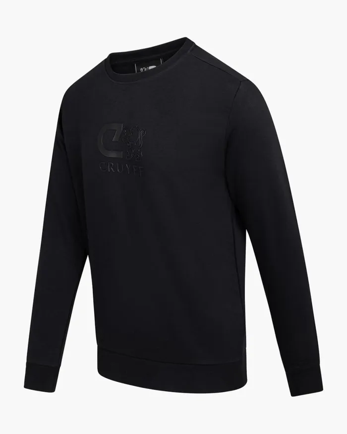 Cruyff Classic Crewneck Black Men Sweats and Hoodies Cruyff Classic Crewneck Black Men Sweats and Hoodies