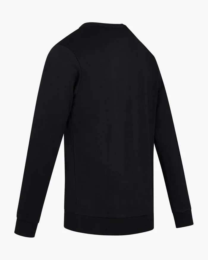 Cruyff Classic Crewneck Black Men Sweats and Hoodies Cruyff Classic Crewneck Black Men Sweats and Hoodies
