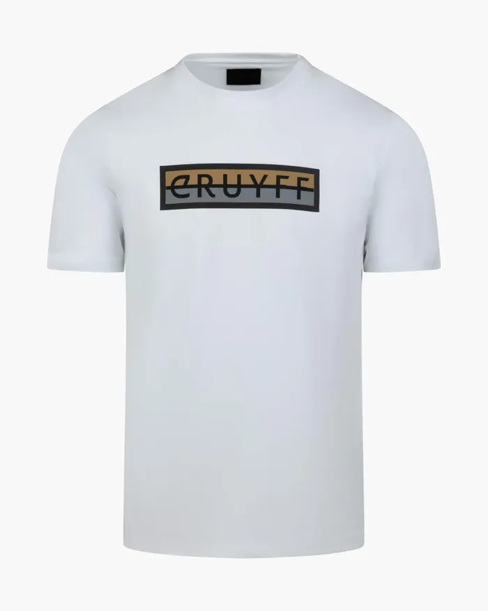 Cruyff Cruyff ID Tee Whitegold Men TShirts and Polo039s