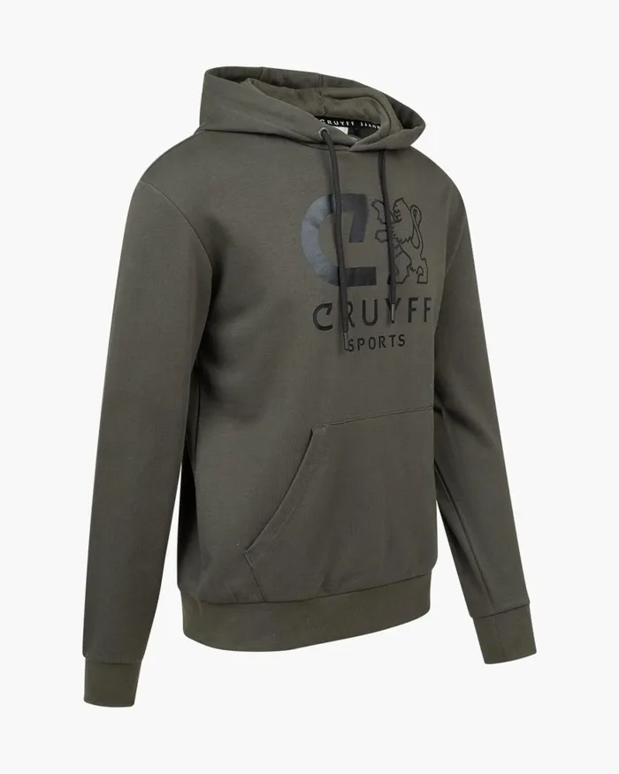 Cruyff Do Hoodie Army Green Men Sweats and Hoodies
