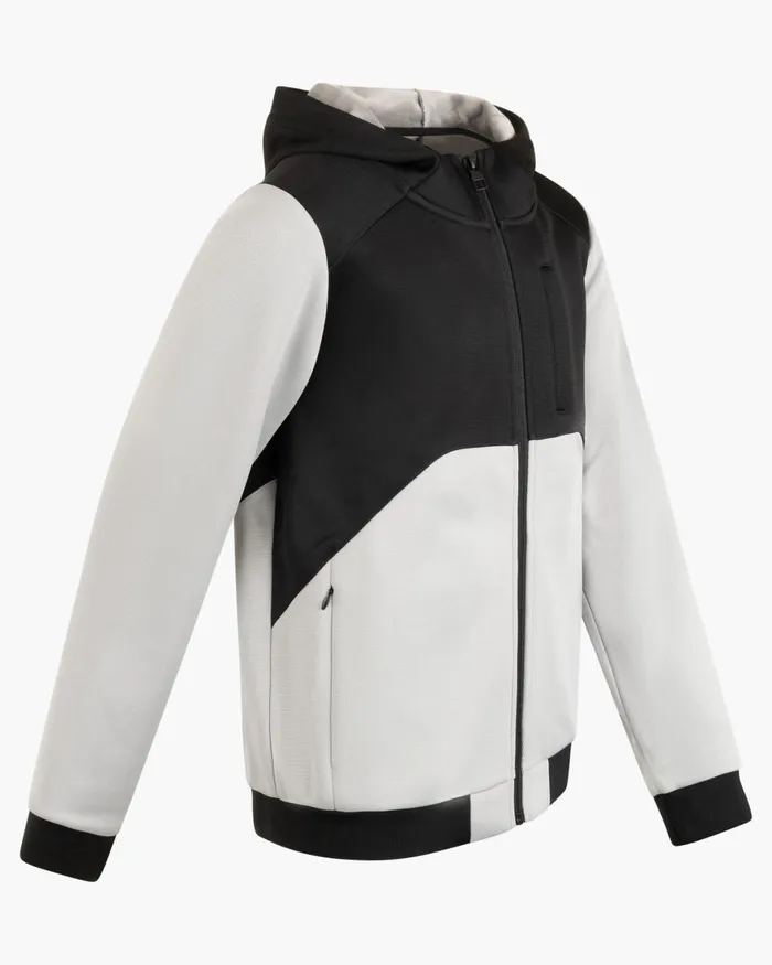 Cruyff Fleece Jacket Blackgrey Junior Coats Cruyff Fleece Jacket Blackgrey Junior Coats