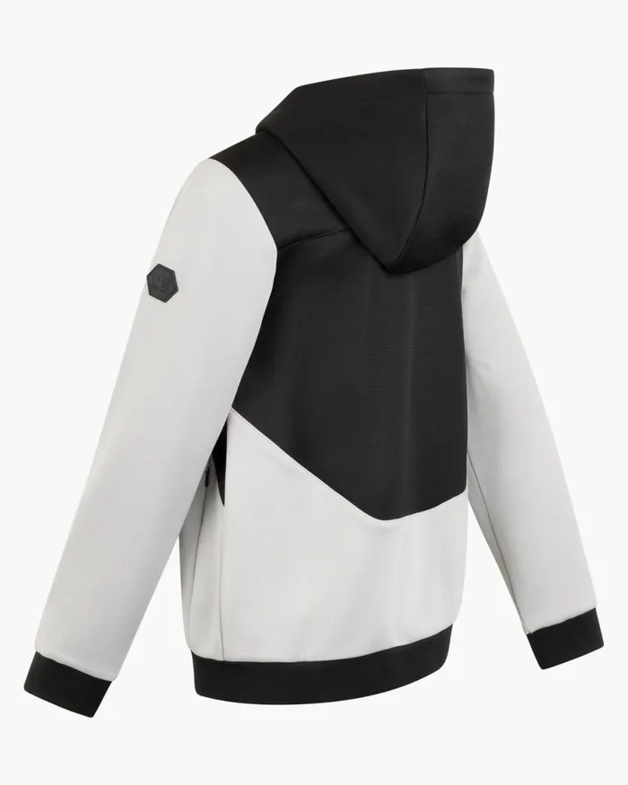 Cruyff Fleece Jacket Blackgrey Junior Coats Cruyff Fleece Jacket Blackgrey Junior Coats