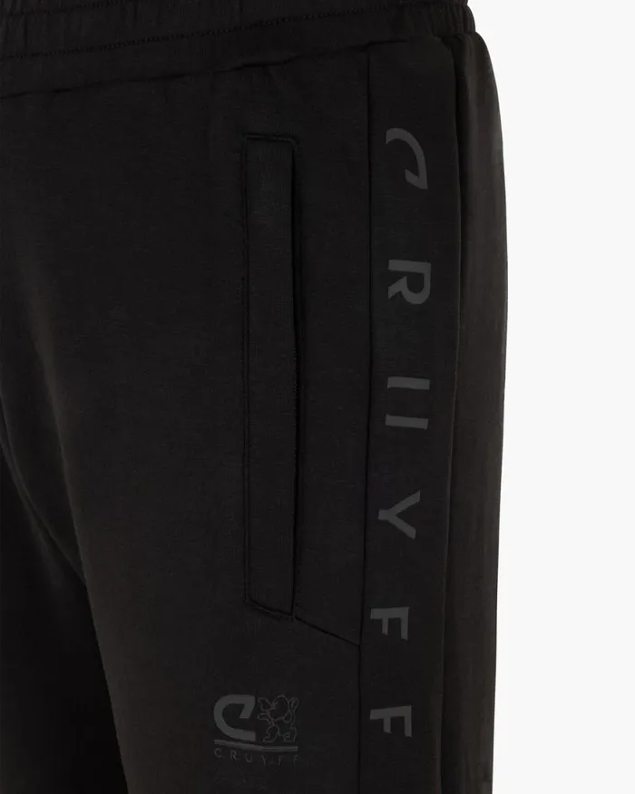 Cruyff Ignite Tape Hood Black Junior Sweats and Hoodies