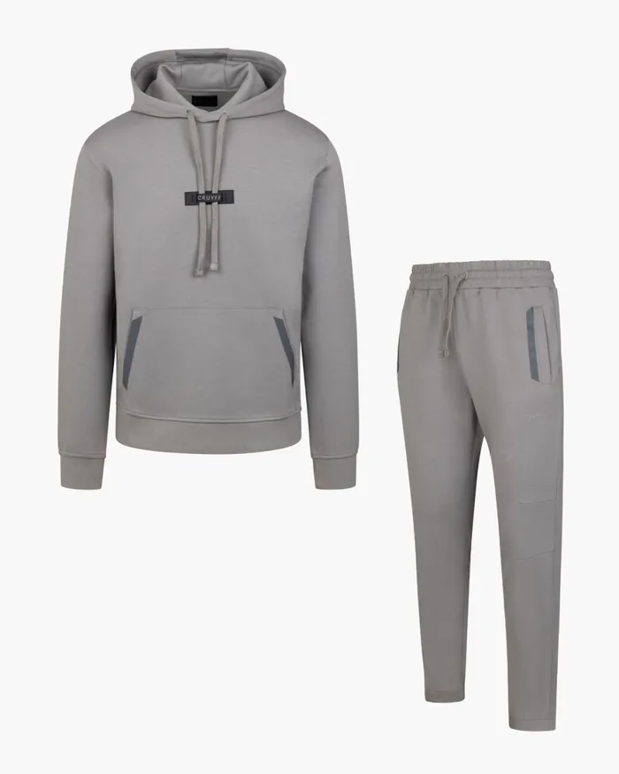 Cruyff Paco Hoodie Blackgrey Men Sweats and Hoodies