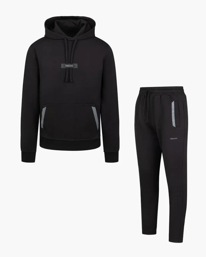 Cruyff Paco Hoodie Black Men Sweats and Hoodies