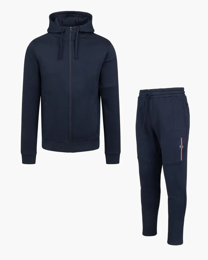 Cruyff Torch Tracktop Navy Men Sweats and Hoodies