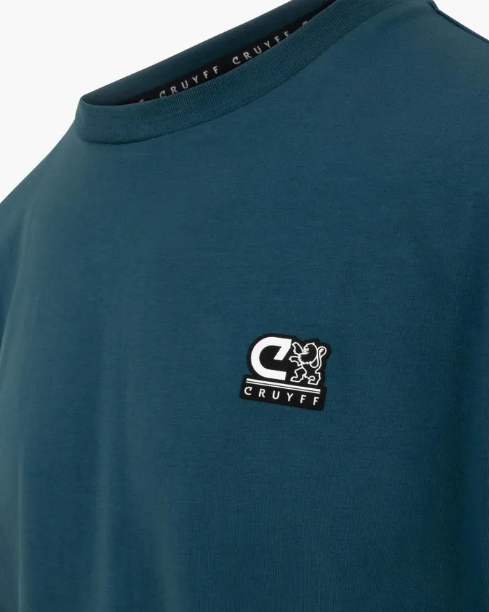 Cruyff Vital Tee Teal Men TShirts and Polo039s Cruyff Vital Tee Teal Men TShirts and Polo039s
