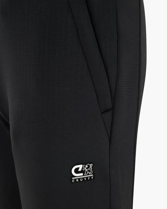 Cruyff Vital Zip Through Black Junior Sweats and Hoodies