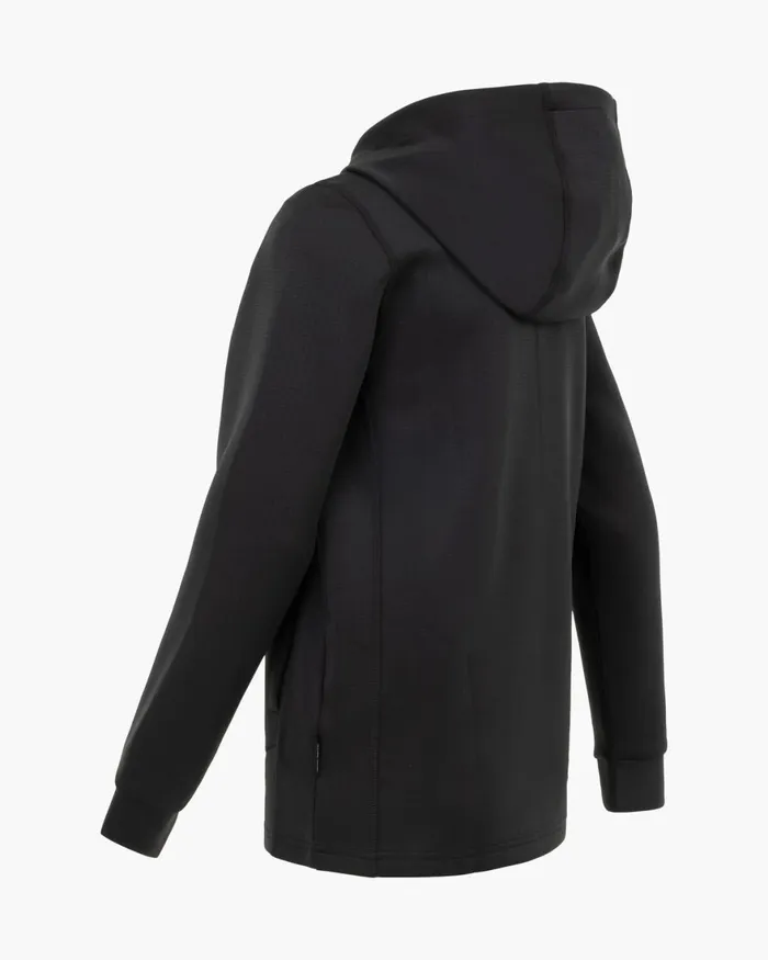 Cruyff Vital Zip Through Black Junior Sweats and Hoodies