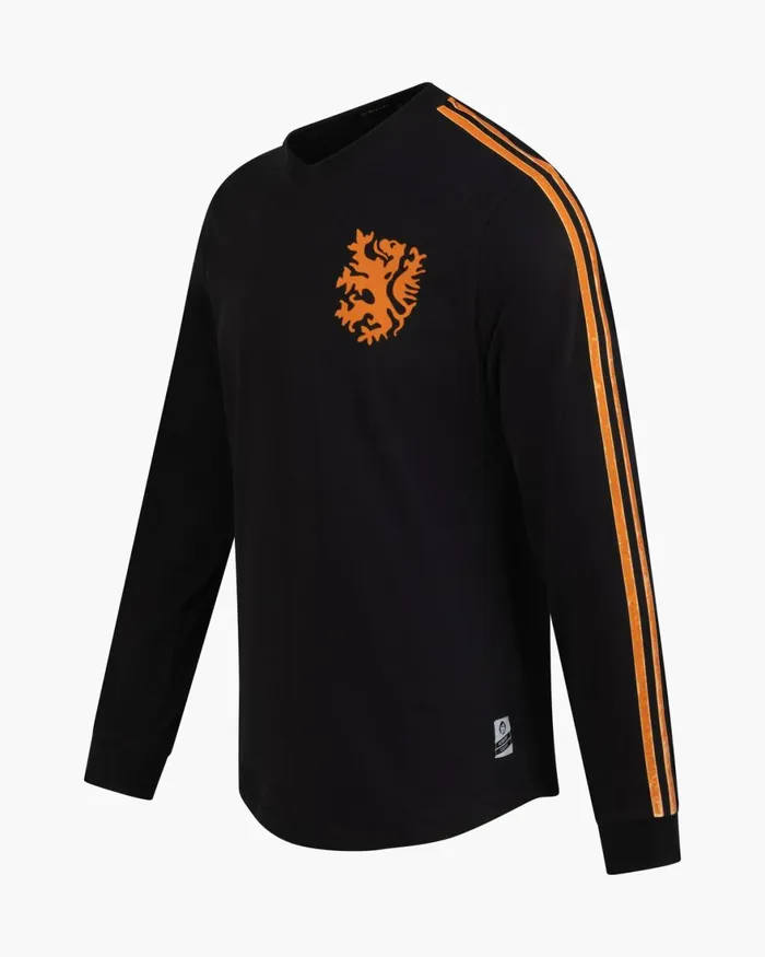 Cruyff World Cup Tee LS Black Men Sweats and Hoodies