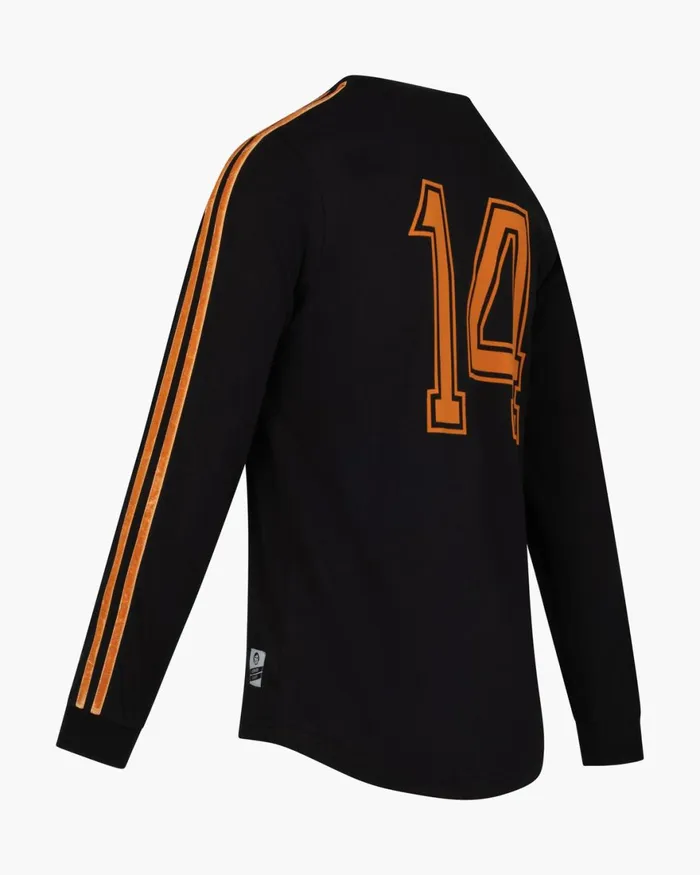 Cruyff World Cup Tee LS Black Men Sweats and Hoodies