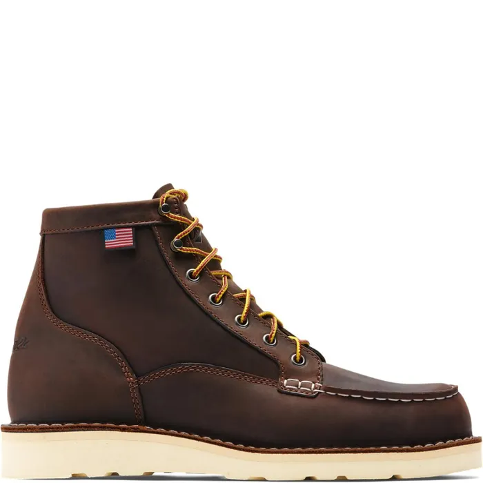 Danner Boots Bull Run Moc Toe 6034 Brown Steel Toe 8211 Men