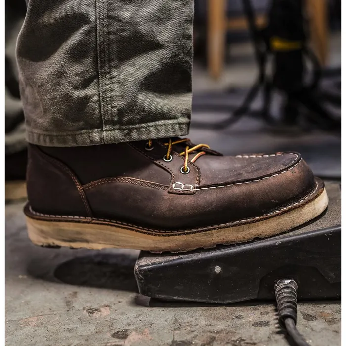 Danner Boots Bull Run Moc Toe 6034 Brown Steel Toe 8211 Men