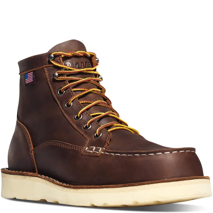 Danner Boots Bull Run Moc Toe 6034 Brown Steel Toe 8211 Men