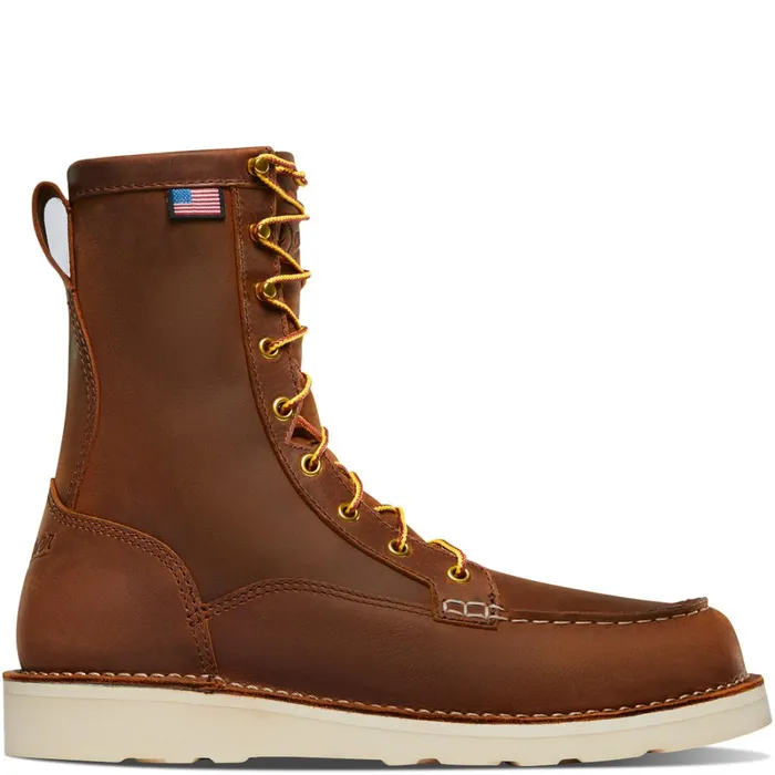Danner Boots Bull Run Moc Toe 8034 Tobacco Steel Toe 8211 Men
