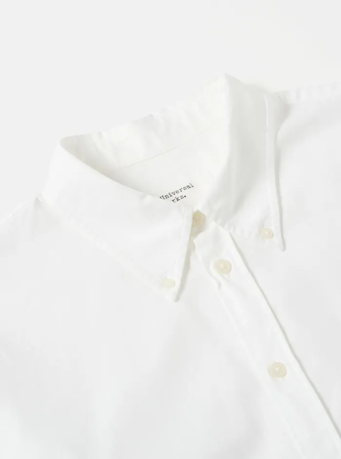 Daybrook Shirt In White Organic Oxford Men Universal Works Shirts