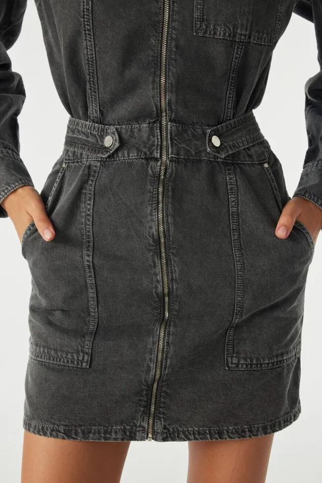 DeanaDenim Dress Clothing Baandsh Dresses