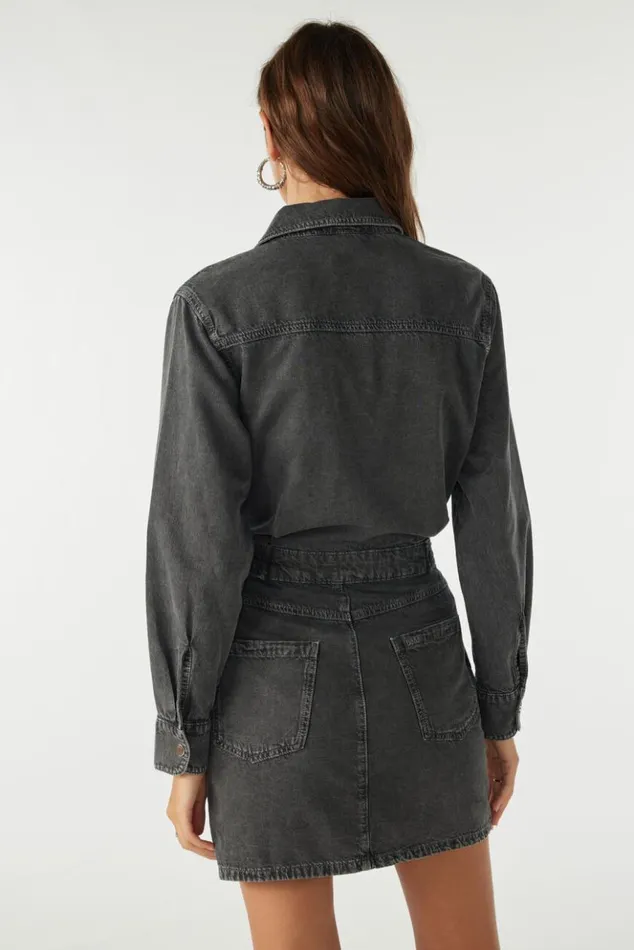 DeanaDenim Dress Clothing Baandsh Dresses
