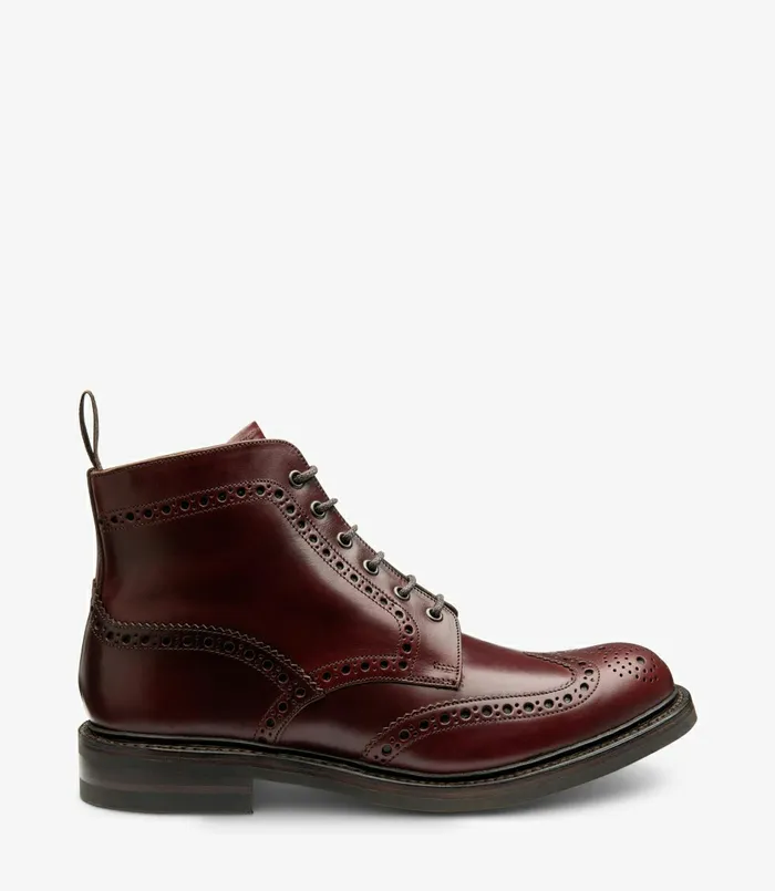 Derby Boots Loake Men Bedale Burgundy