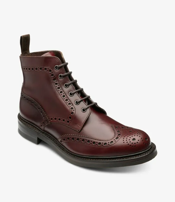 Derby Boots Loake Men Bedale Burgundy Derby Boots Loake Men Bedale Burgundy