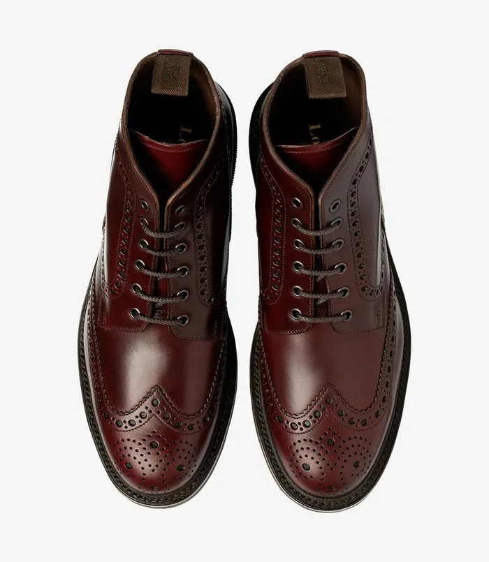 Derby Boots Loake Men Bedale Burgundy Derby Boots Loake Men Bedale Burgundy