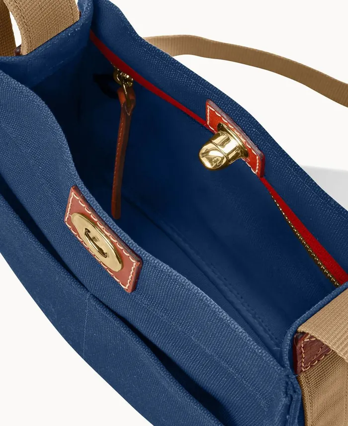 Dooney and Bourke Crossbodies Canvas Crossbody 24 Navy 8211 WomenMen