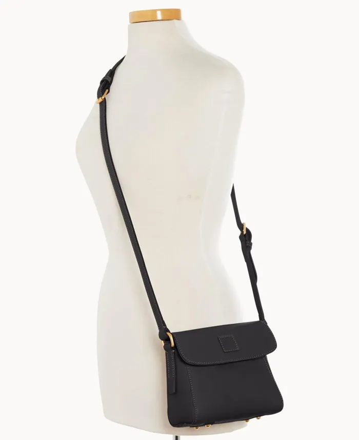Dooney and Bourke Crossbodies Florentine Mini Eliza Crossbody Black Black 8211 WomenMen