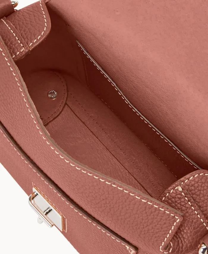 Dooney and Bourke Crossbodies Henrys Mini Messenger Chocolate 8211 WomenMen