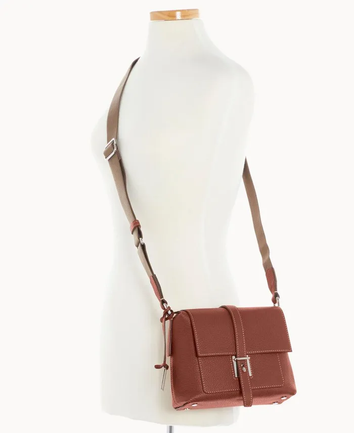Dooney and Bourke Crossbodies Henrys Mini Messenger Chocolate 8211 WomenMen