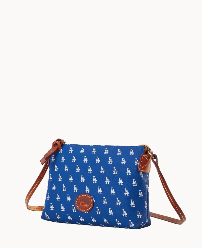 Dooney and Bourke Crossbodies MLB Dodgers Crossbody Pouchette Dodgers 8211 WomenMen