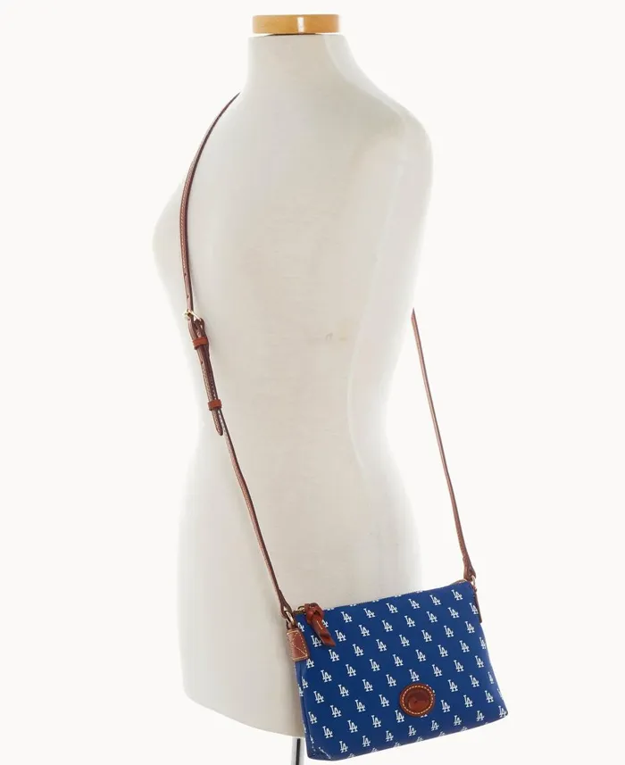Dooney and Bourke Crossbodies MLB Dodgers Crossbody Pouchette Dodgers 8211 WomenMen