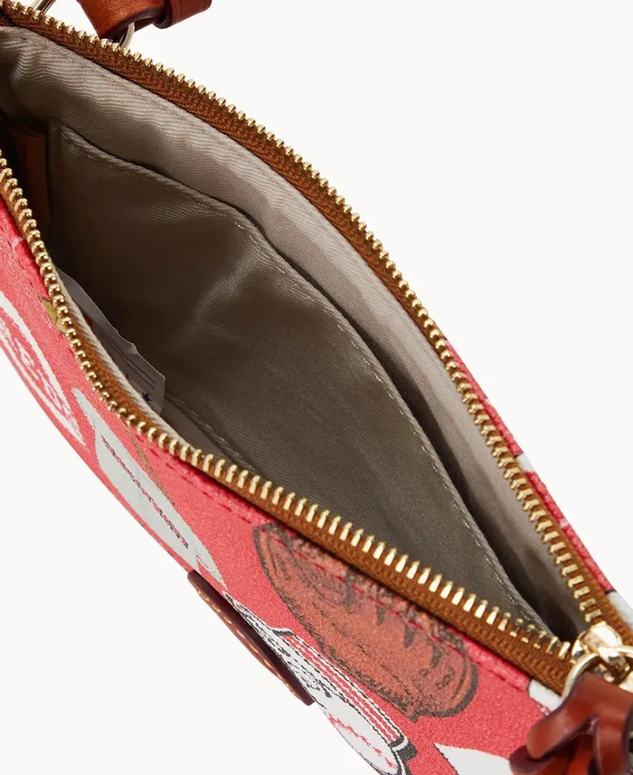 Dooney and Bourke Crossbodies MLB Reds Top Zip Crossbody Reds 8211 WomenMen