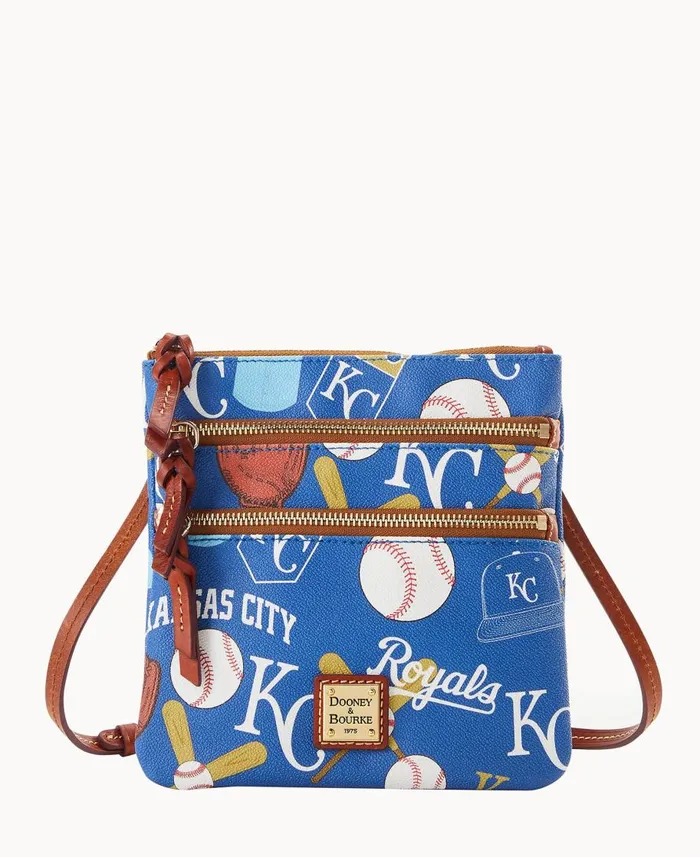 Dooney and Bourke Crossbodies MLB Royals N S Triple Zip Crossbody Royals 8211 WomenMen Dooney and Bourke Crossbodies MLB Royals N S Triple Zip Crossbody Royals 8211 WomenMen