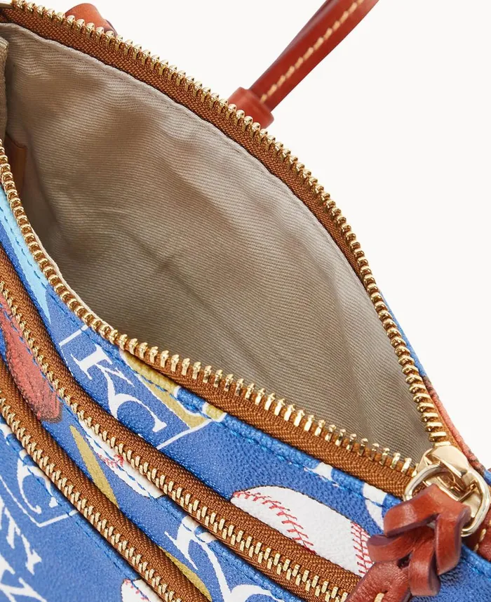 Dooney and Bourke Crossbodies MLB Royals N S Triple Zip Crossbody Royals 8211 WomenMen Dooney and Bourke Crossbodies MLB Royals N S Triple Zip Crossbody Royals 8211 WomenMen