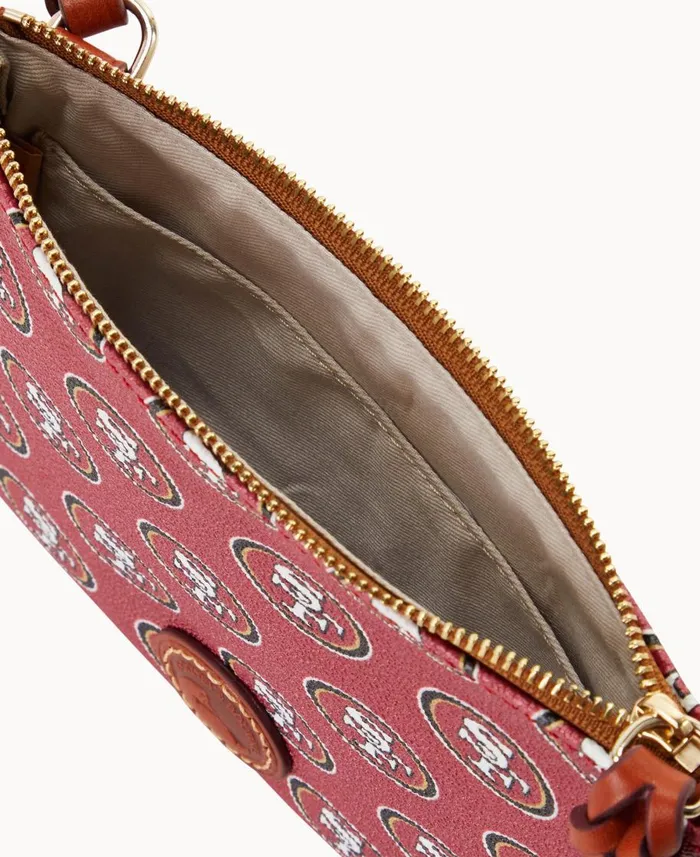 Dooney and Bourke Crossbodies NFL 49ERS Top Zip Crossbody 49ers 8211 WomenMen Dooney and Bourke Crossbodies NFL 49ERS Top Zip Crossbody 49ers 8211 WomenMen