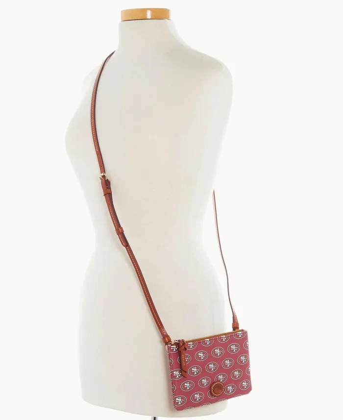 Dooney and Bourke Crossbodies NFL 49ERS Top Zip Crossbody 49ers 8211 WomenMen Dooney and Bourke Crossbodies NFL 49ERS Top Zip Crossbody 49ers 8211 WomenMen