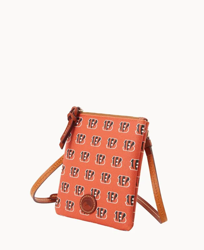 Dooney and Bourke Crossbodies NFL Bengals Small North South Top Zip Crossbody Bengals 8211 WomenMen Dooney and Bourke Crossbodies NFL Bengals Small North South Top Zip Crossbody Bengals 8211 WomenMen