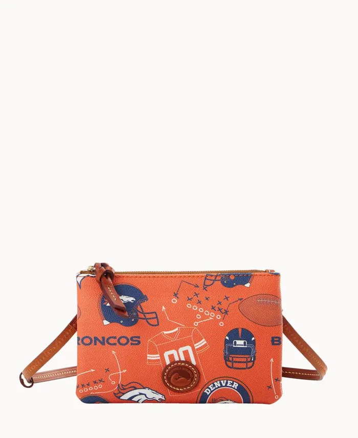 Dooney and Bourke Crossbodies NFL Broncos Top Zip Crossbody Broncos 8211 WomenMen Dooney and Bourke Crossbodies NFL Broncos Top Zip Crossbody Broncos 8211 WomenMen