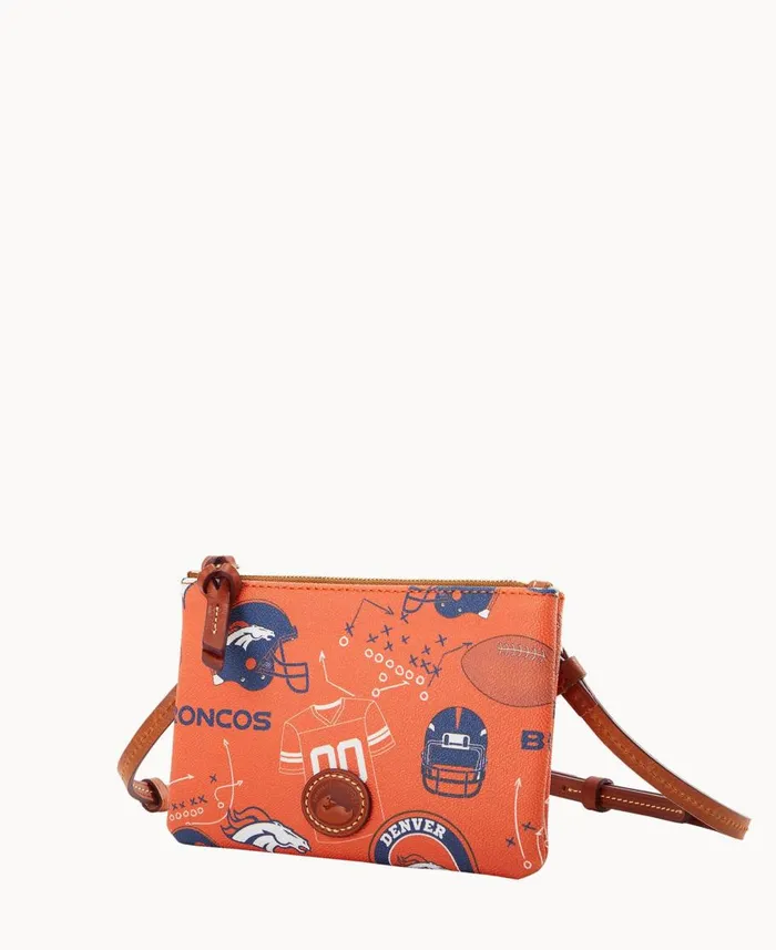 Dooney and Bourke Crossbodies NFL Broncos Top Zip Crossbody Broncos 8211 WomenMen