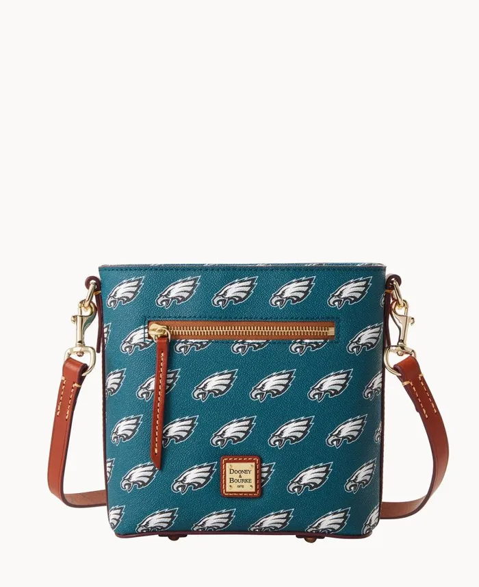 Dooney and Bourke Crossbodies NFL Eagles Small Zip Crossbody Eagles 8211 WomenMen Dooney and Bourke Crossbodies NFL Eagles Small Zip Crossbody Eagles 8211 WomenMen