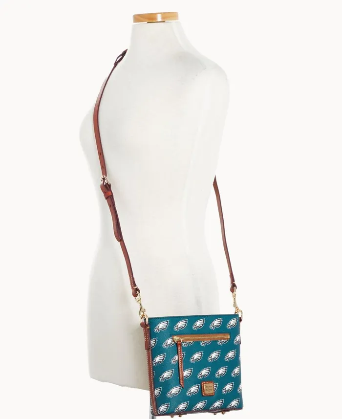 Dooney and Bourke Crossbodies NFL Eagles Small Zip Crossbody Eagles 8211 WomenMen Dooney and Bourke Crossbodies NFL Eagles Small Zip Crossbody Eagles 8211 WomenMen