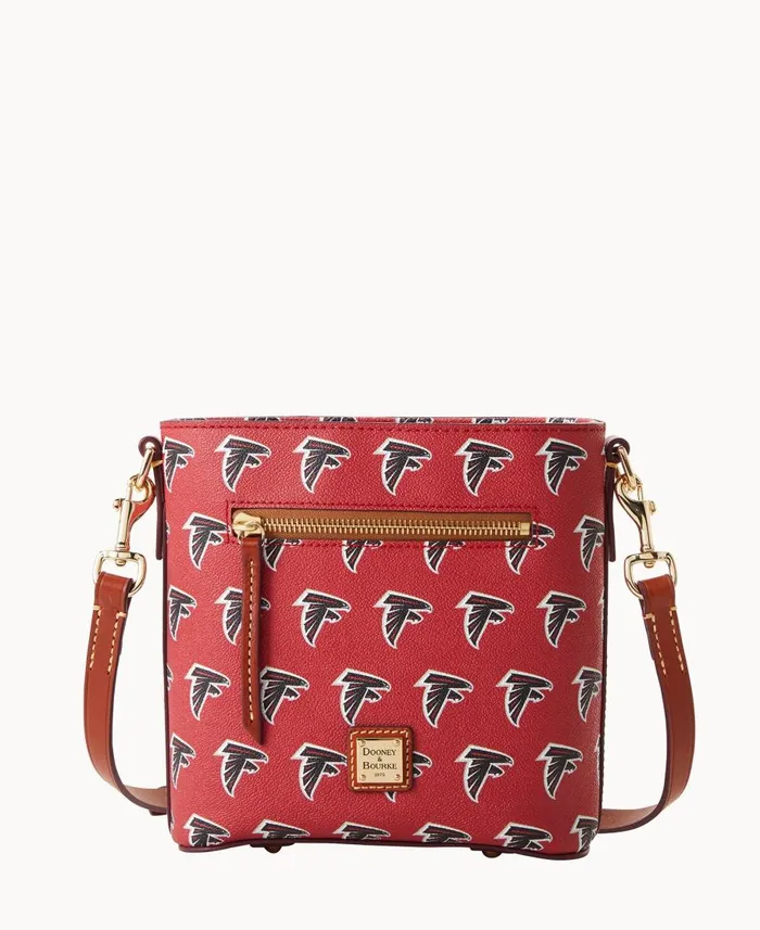 Dooney and Bourke Crossbodies NFL Falcons Small Zip Crossbody Falcons 8211 WomenMen
