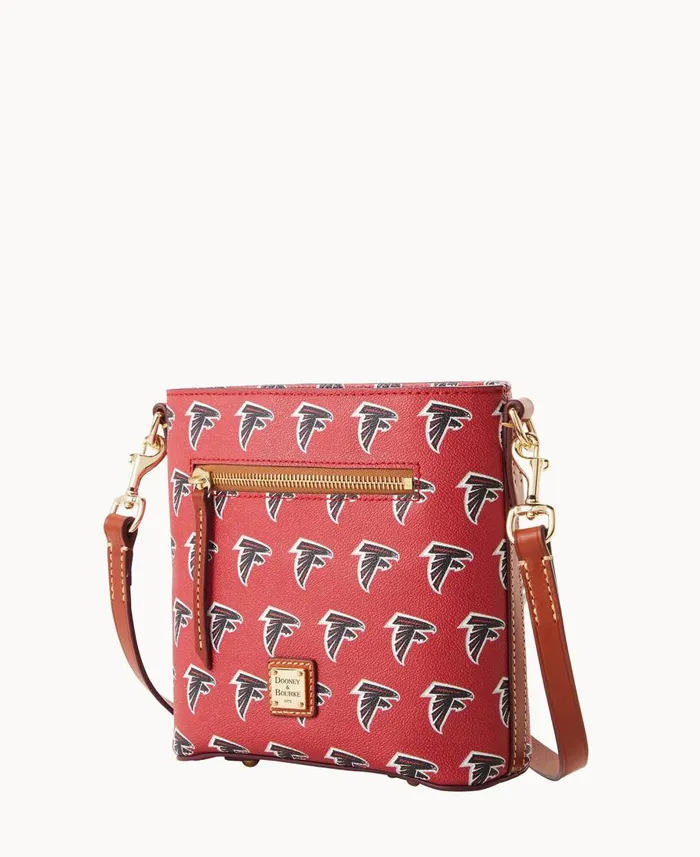 Dooney and Bourke Crossbodies NFL Falcons Small Zip Crossbody Falcons 8211 WomenMen Dooney and Bourke Crossbodies NFL Falcons Small Zip Crossbody Falcons 8211 WomenMen