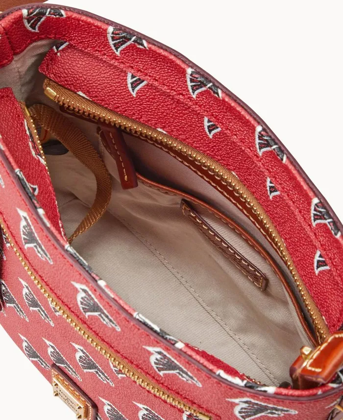 Dooney and Bourke Crossbodies NFL Falcons Small Zip Crossbody Falcons 8211 WomenMen Dooney and Bourke Crossbodies NFL Falcons Small Zip Crossbody Falcons 8211 WomenMen