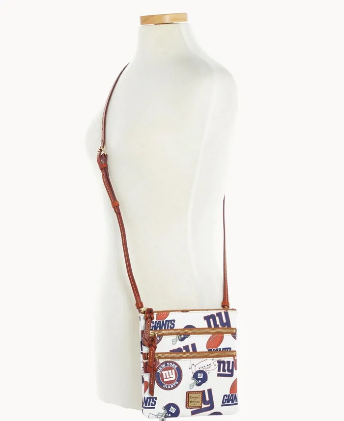 Dooney and Bourke Crossbodies NFL NY Giants N S Triple Zip Crossbody Giants 8211 WomenMen Dooney and Bourke Crossbodies NFL NY Giants N S Triple Zip Crossbody Giants 8211 WomenMen