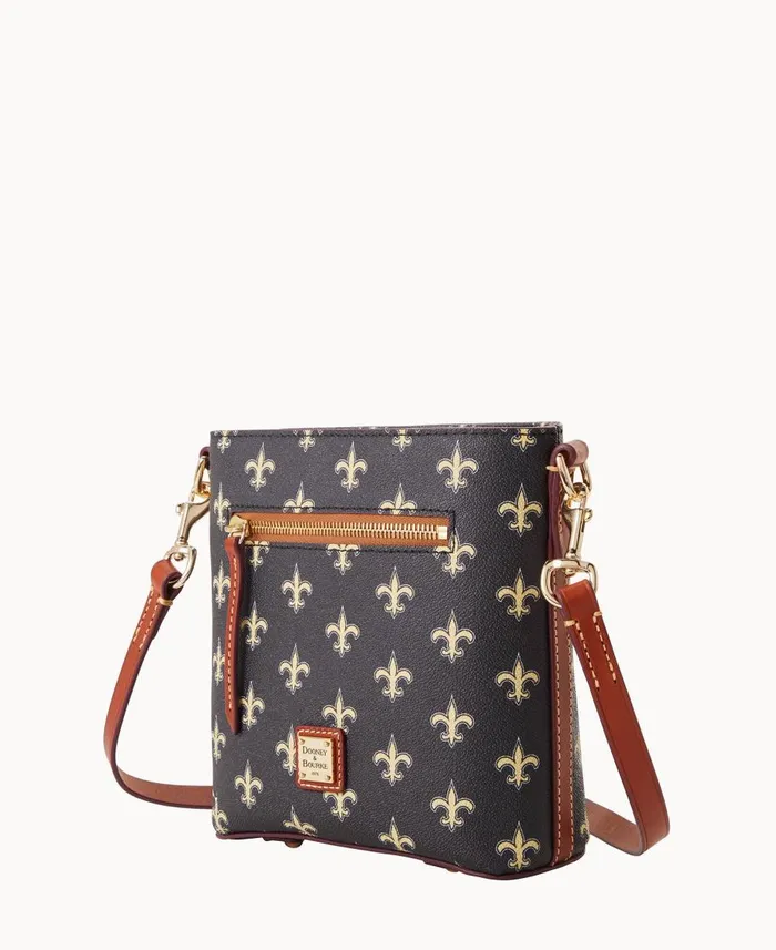 Dooney and Bourke Crossbodies NFL Saints Small Zip Crossbody Saints 8211 WomenMen Dooney and Bourke Crossbodies NFL Saints Small Zip Crossbody Saints 8211 WomenMen