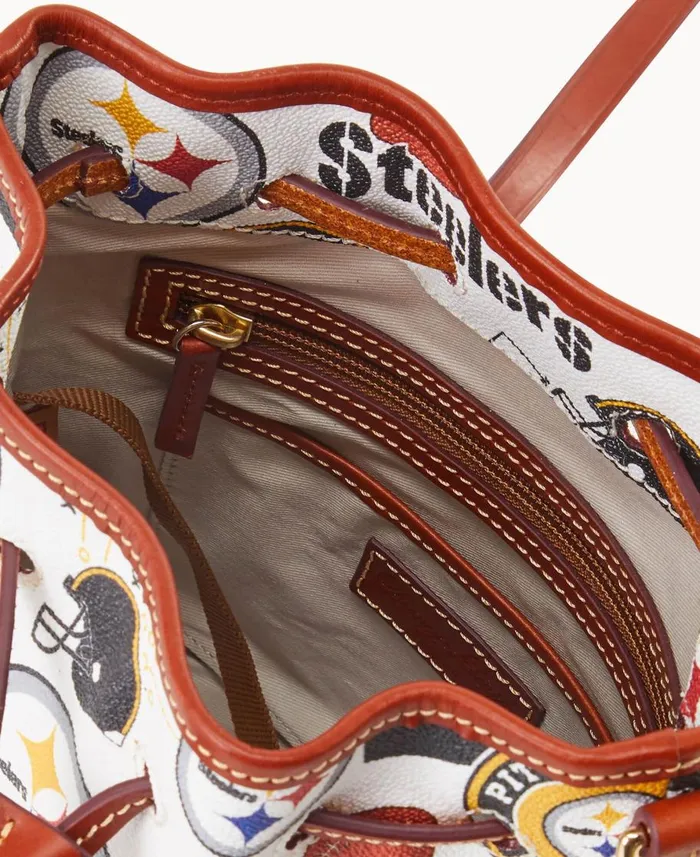 Dooney and Bourke Crossbodies NFL Steelers Small Drawstring Steelers 8211 WomenMen Dooney and Bourke Crossbodies NFL Steelers Small Drawstring Steelers 8211 WomenMen