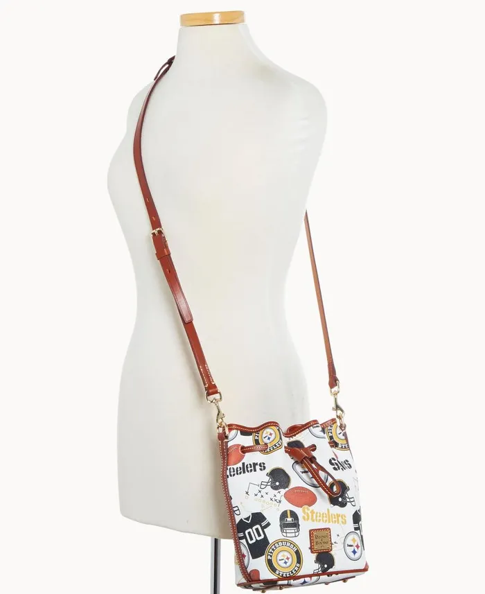 Dooney and Bourke Crossbodies NFL Steelers Small Drawstring Steelers 8211 WomenMen Dooney and Bourke Crossbodies NFL Steelers Small Drawstring Steelers 8211 WomenMen
