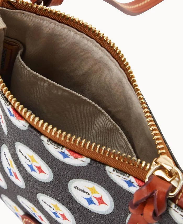 Dooney and Bourke Crossbodies NFL Steelers Small North South Top Zip Crossbody Steelers 8211 WomenMen Dooney and Bourke Crossbodies NFL Steelers Small North South Top Zip Crossbody Steelers 8211 WomenMen